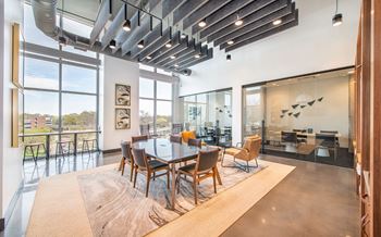 Business lounge at Deca Apartments, South Carolina